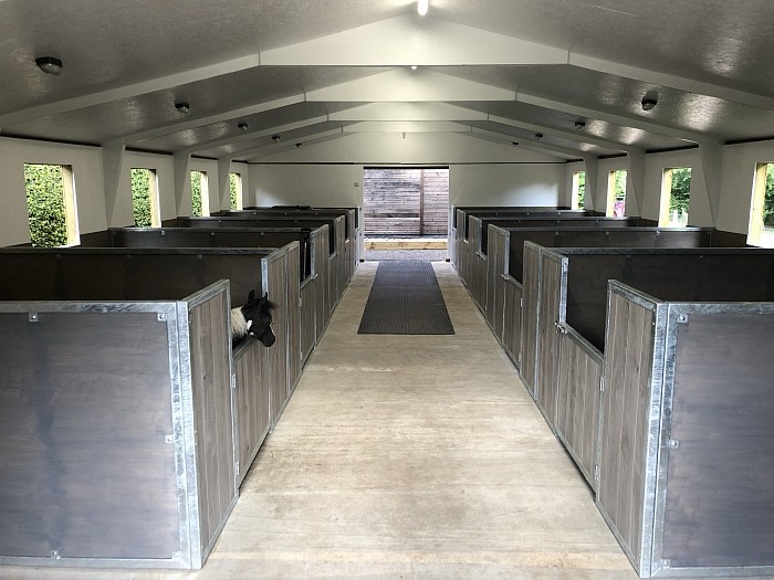 Miniature horse stables and stall fronts